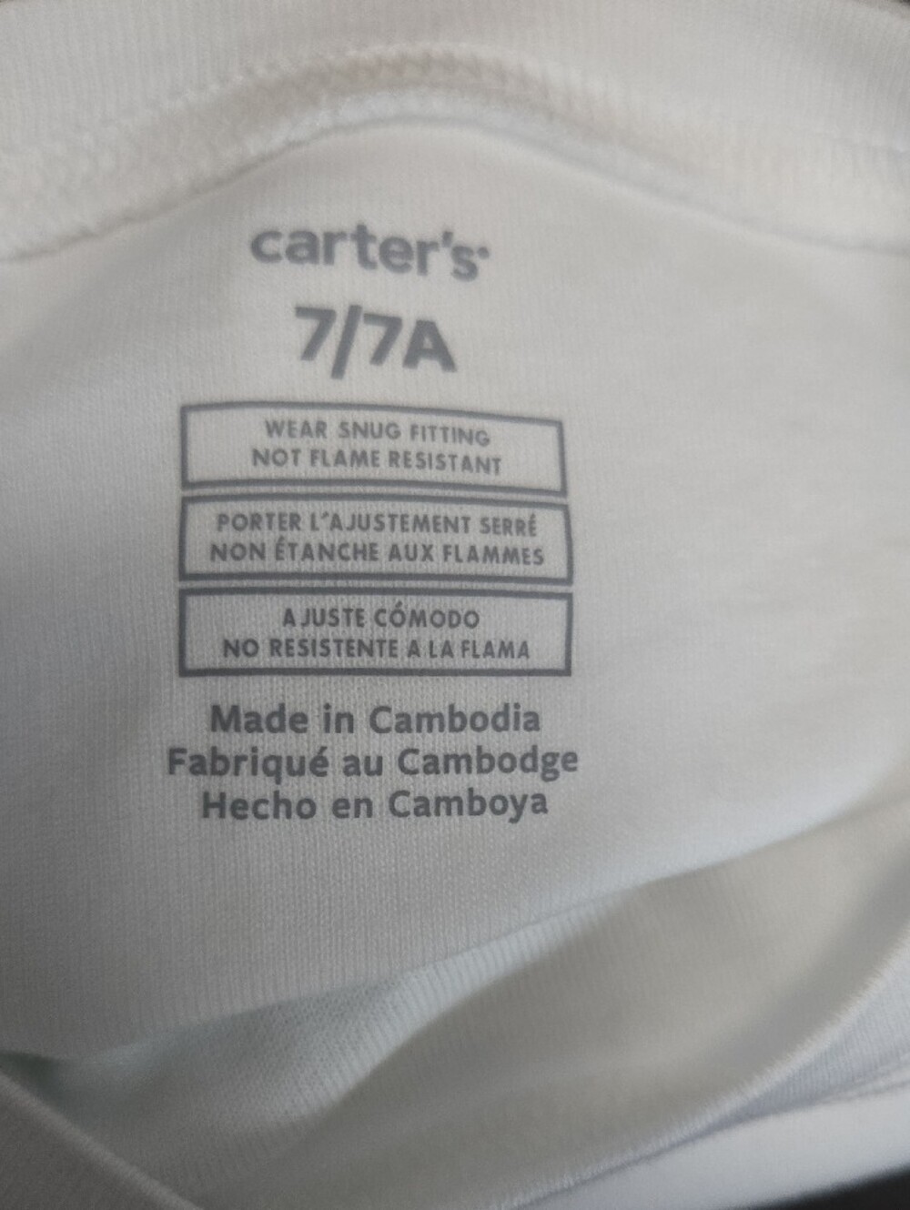 Carter's Boys Short Pajama Sets - Size 7 & FREE Extra PJs - Size 8 - Picture 3 of 8